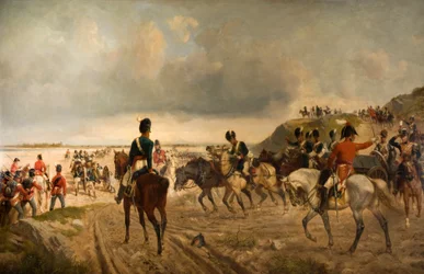 Der Übergang des Bidossoa, 1886